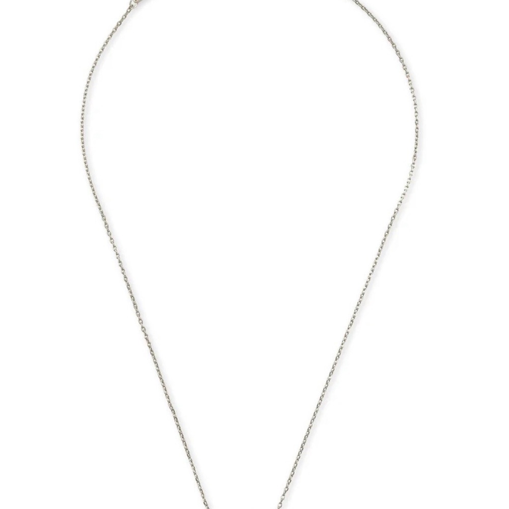 Kendra Scott Jae Star Necklace In Platinum Drusy And Rhodium Plated - Picture 4 of 7